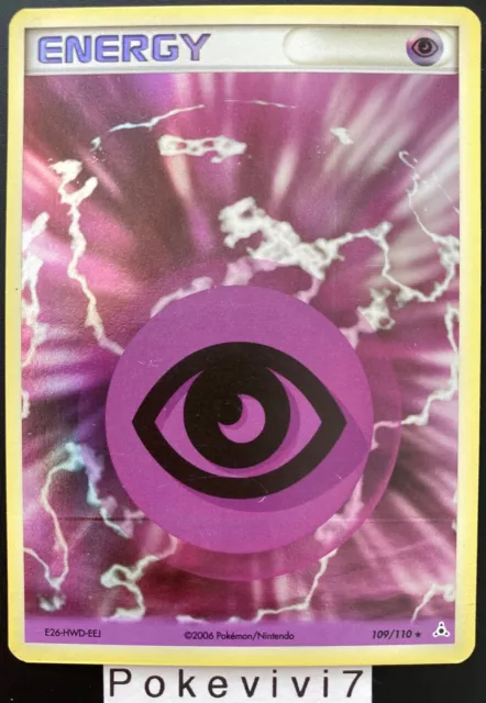 Carte Pokemon ENERGY PSY 109/110 Holo Bloc EX Fantômes Holon FR