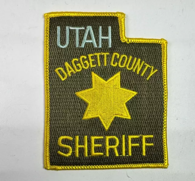 Daggett County Sheriff Utah UT Patch U4