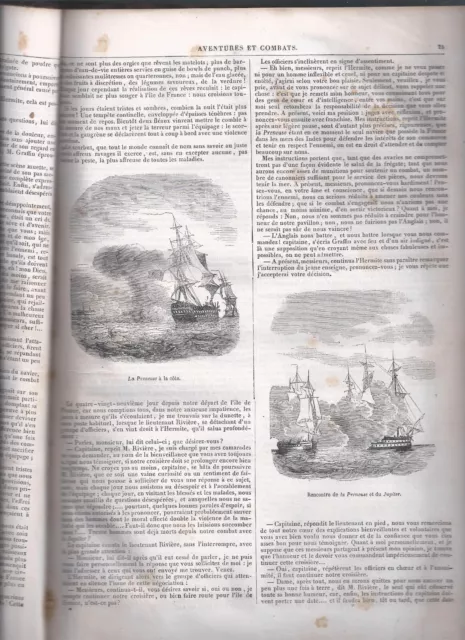 Voyages de Louis Garneray EO 1886 Aventures Combats Mes pontons Peintre Marine 3