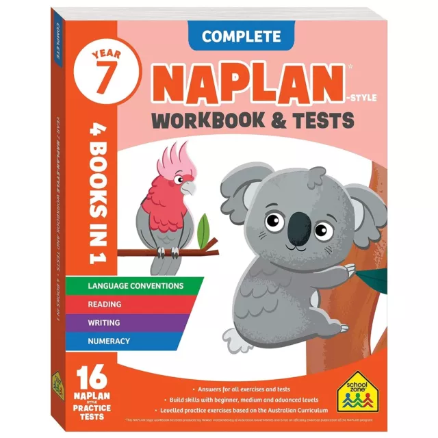 Year 7 Naplan*-Style Complete Workbook and Tests