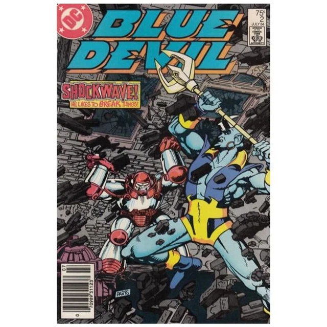 Blue Devil #2 Newsstand in Very Fine condition. DC comics [q;
