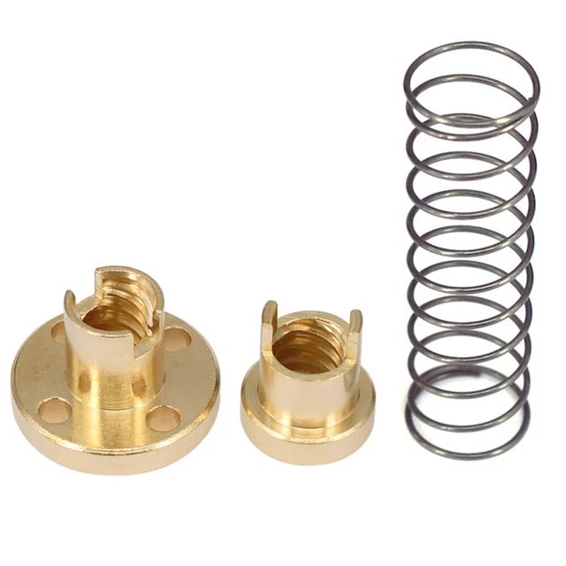 2 set vite filettate acciaio inox con dado in rame 3D accessori per Home S