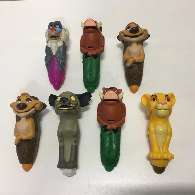 LION KING McDonalds Happy Meal Toys 2003 Disney Finger Puppets