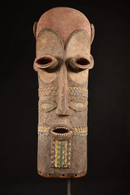 20105 African Large Pende Mask / Mask Dr Congo