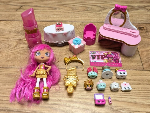 SHOPKINS SHOPPIES LIPPY LULU Doll Beauty Boutique Set Dressing