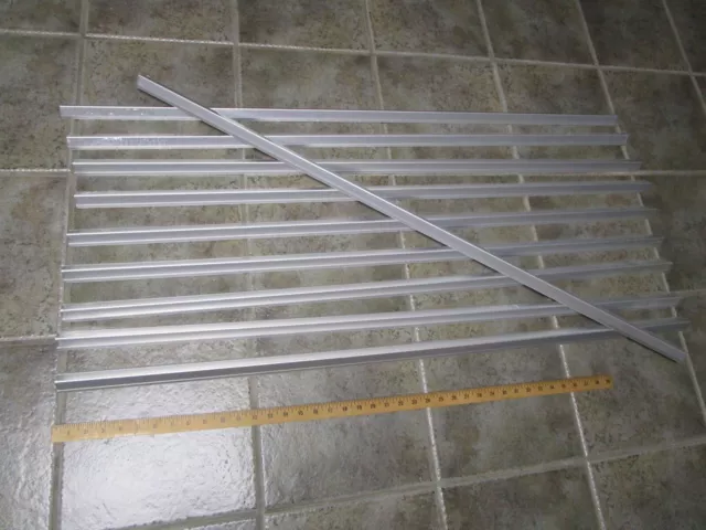 (10) 1" x 1" x 48" Long .0625" Anodized Aluminum Outside Corner Guards 90 Angle