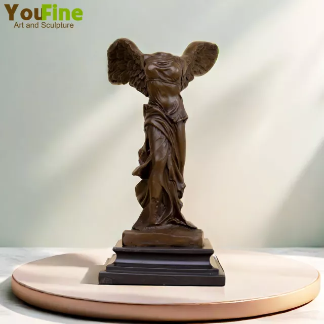 Archangels Nike Angel of Victory Bronze Sculpture Ancient Greek Statue Art Decor