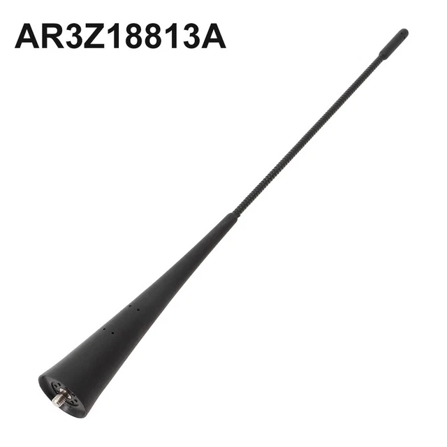 4" Carbon Fiber Whip Antenna For Ford Mustang 2010-2014 – Black, AM/FM