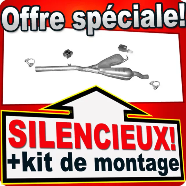 Silencieux Intermédiaire pour BMW 5 (E39) 520 523 1995-1998 échappement