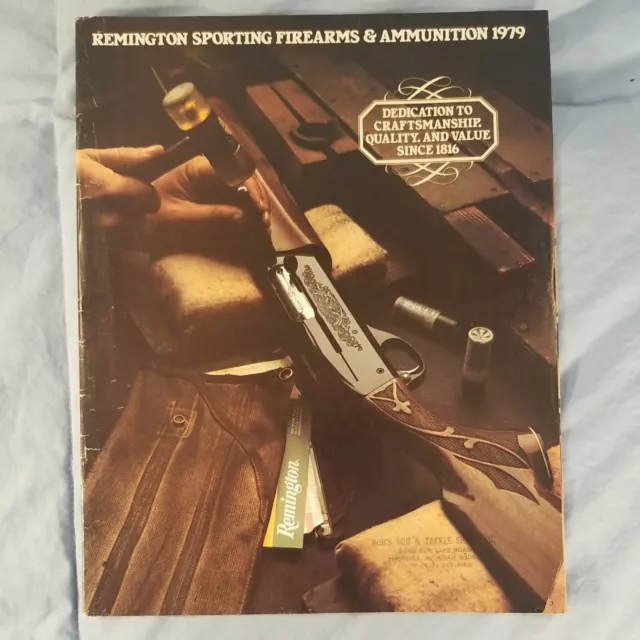 1979 Vintage Original REMINGTON Sporting Firearms and Ammunition Catalog