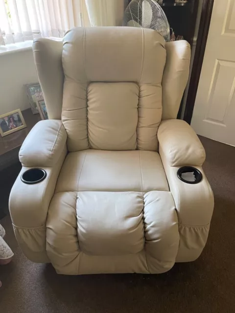 Caesar Electric Leather Rise & Recliner Chair