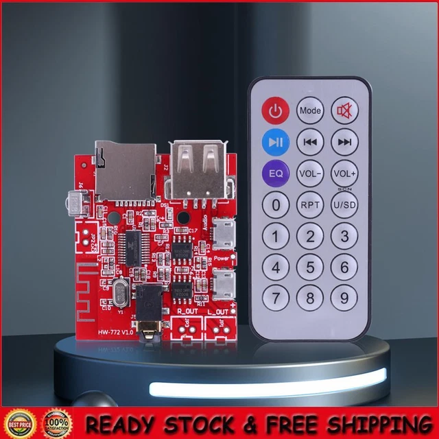 BLUETOOTH-COMPATIBLE 4.1 AUDIO Receiver Module Useful Amplifier ...