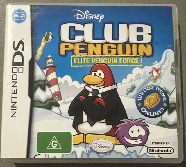 Nintendo Ds Club Penguin Elite Penguin Force Game With Case And Booklet