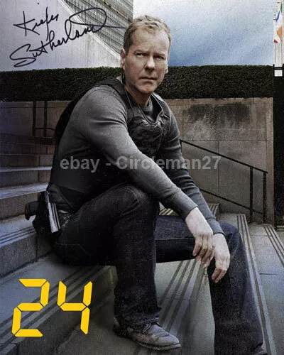 Keifer Sutherland Sexy '24' Actor Hand Signed Autographed 8x10" Photo