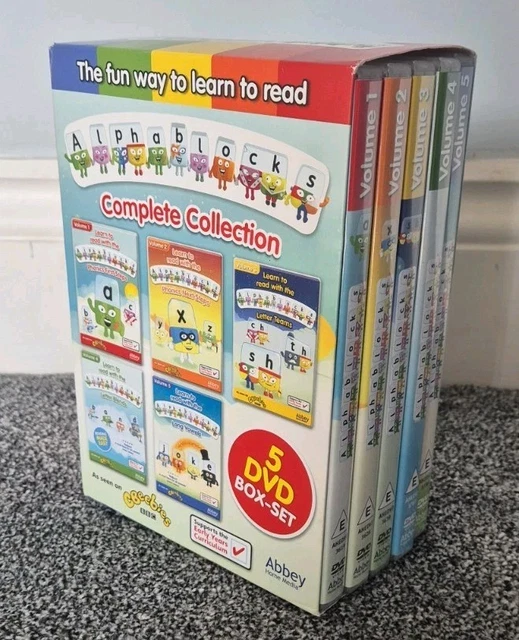 ALPHABLOCKS COMPLETE COLLECTION 5 DVD Boxset Box Set