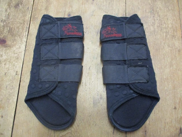 Equilibrium Stretch and flew Flatwork Boots Large Black VGC