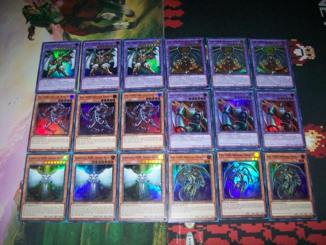 84 Card Evil HERO Deck Neos Infernal Sinister Golem Cyclone Wing LDS3 Yu-Gi-Oh!