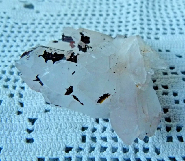 Lithium ROSE QUARTZ CLUSTER 12 Madagascar MULTI POINTS & Window Facets