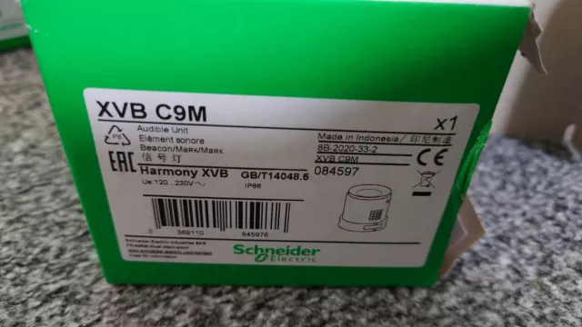 Schneider Electric XVB C9M Audible Buzzer Unit 70...90dB 120 ... 230V 2