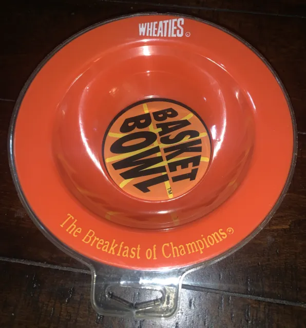 VTG Wheaties Basket Bowl Cereal Bowl Breakfast of Champions 1992  NEW/Sealed