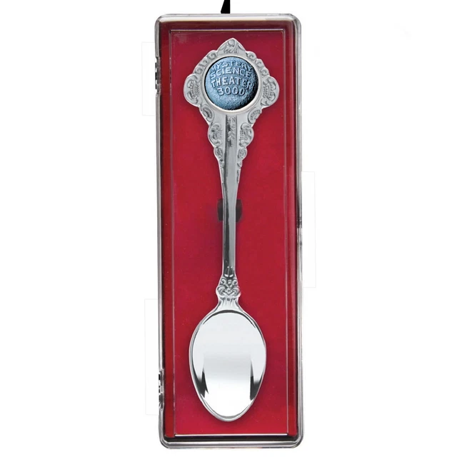 Mystery Science Theater 3000 Spoon Collectors Souvenir with hanging display case