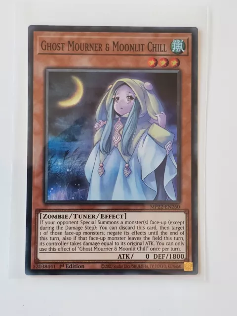 Yu-Gi-Oh! - Ghost Mourner & Moonlit Chill - MP22-EN160 - Super Rare 1st Edition