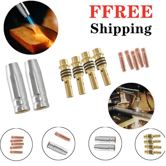 11 pzSet Ugelli Accessori Saldatura Mig per Saldatori Powermig e Topmig