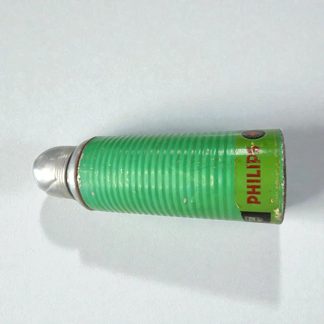 Bouteille Thermos Vintage en Aluminium Marque « Iso Tan