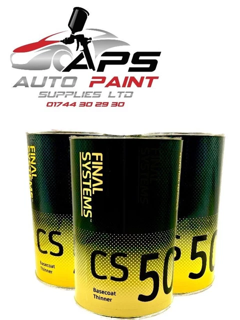 X3 FINAL SYSTEMS Basecoat Diluente Vernice Auto 1L Forniture Corpo Auto