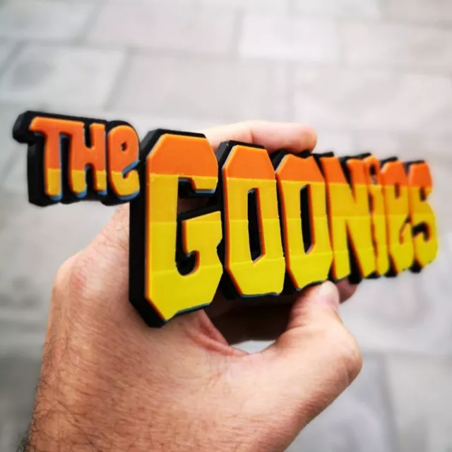 The Goonies fridge magnet / shelf display - Classic Movie Logo (Colour version) 2