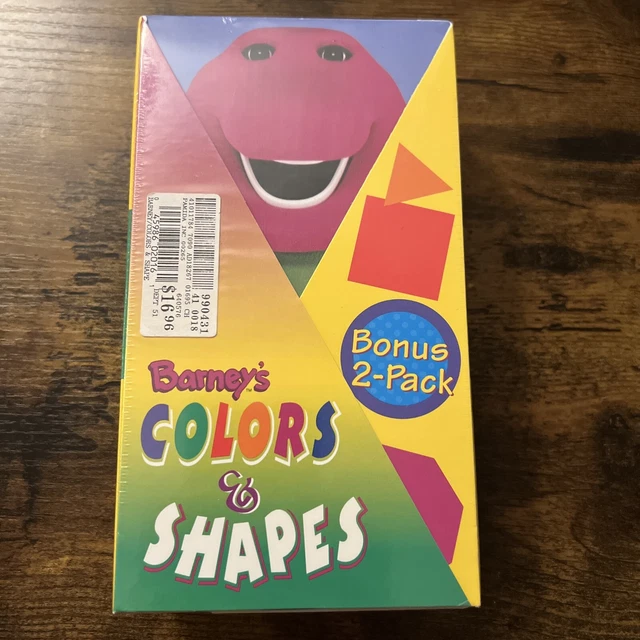 BARNEY BARNEYS Colors Shapes (VHS, 1997, 2Tape Set) 10.15 PicClick CA