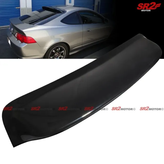 Rear Roof Spoiler Window Visor Glossy Black Wing fits 02-06 Acura RSX DC2