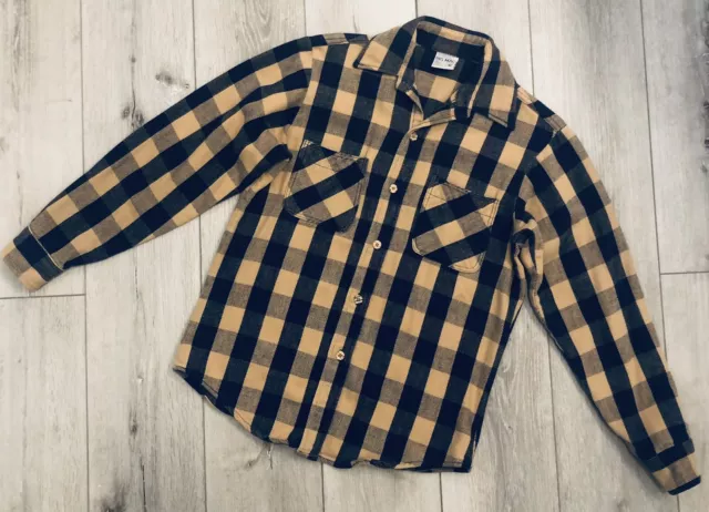 VINTAGE BIG MAC JC Penney Flannel Shirt Button Up Grunge Men’s SZ SM ...