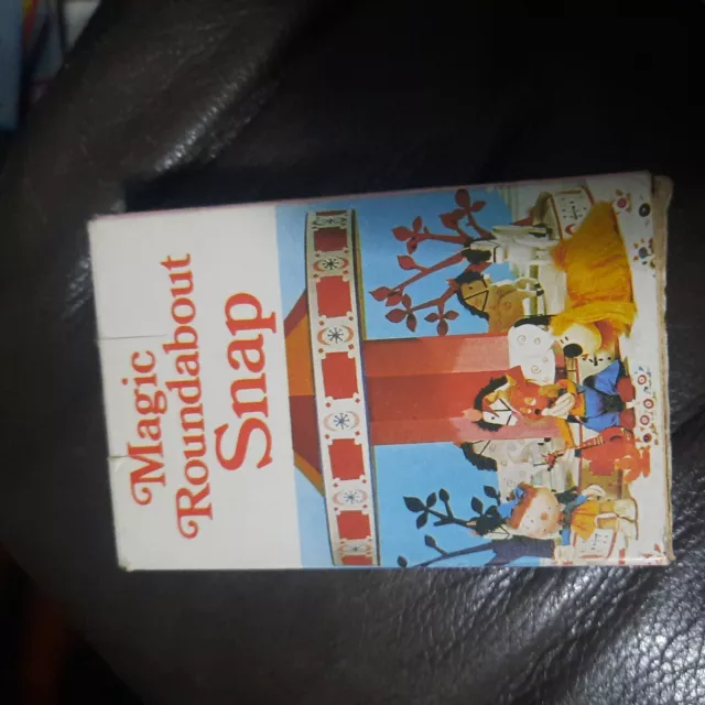 Rare vtg MAGIC ROUNDABOUT Snap Card Game 1970 BBC TV Children’s Programme