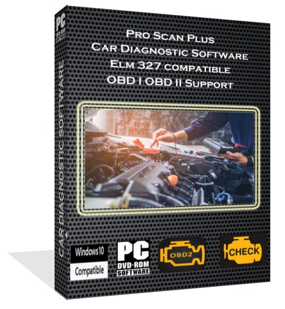 PRO SCAN PLUS OBD II OBD2 Cars Engine Diagnostic Software Vehicles