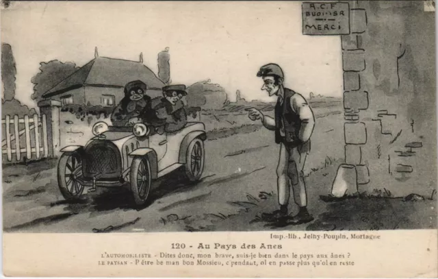 CPA Mortagne Au pays des Anes FRANCE (1053962)
