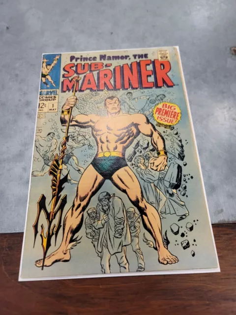 Sub-Mariner #1 May KEY 1st Solo Namor Vintage 1968 12c MARVEL Origin