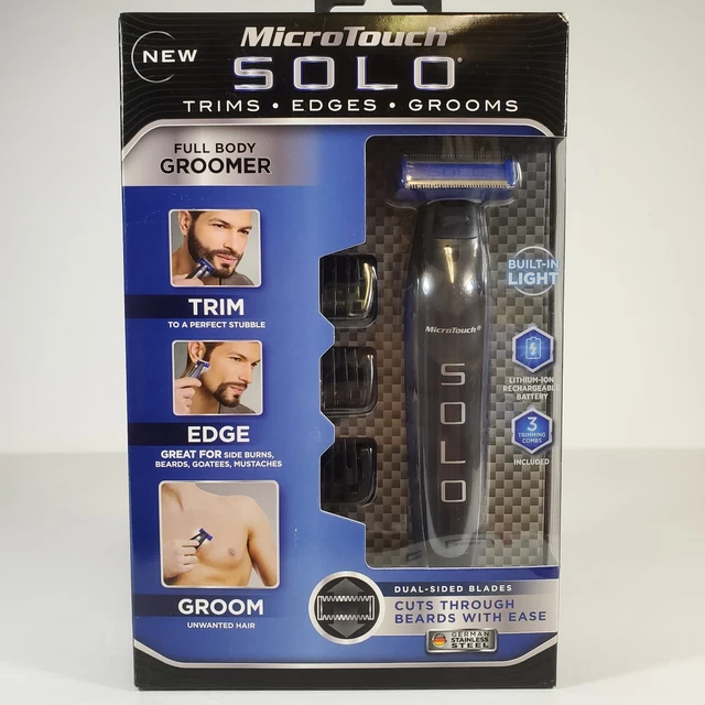 MICRO TOUCH SOLO Full Body Groomer Trim Edges Beard Goatee Sideburns