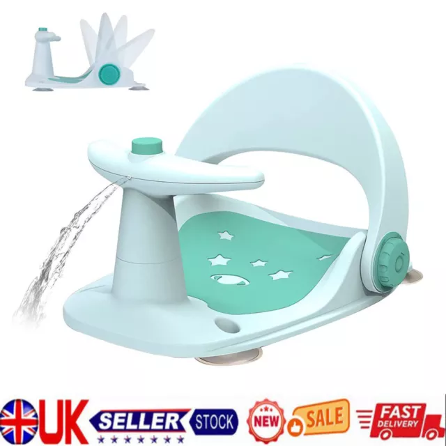 Baby Bath Seat Baby Shower Chair Tub Sit up Anti Slip for 6-18 Months Toys
