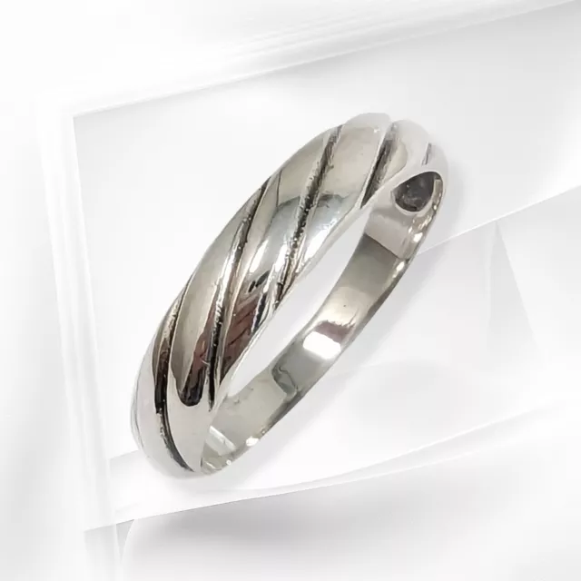 Sterling Silver Men's Ring *Plain Band Ring *Genuine 925 Sterling Silver