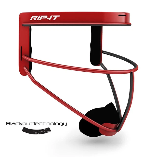 RIP-IT Adult Defense Pro Mask with Blackout Technology SCARLET