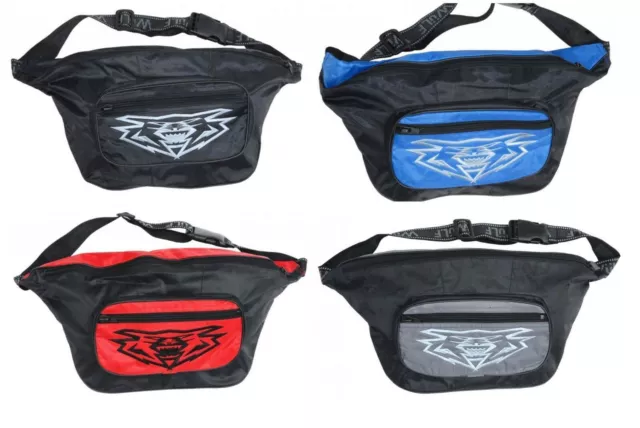 Wulfsport Medium Waist bumbag Bag Motocross Unisex Adult blue red grey black