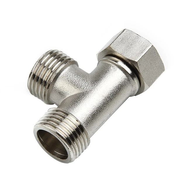 Toilette 304 Rame T Adattatore G1/2 T-Valve for Bagno Bidet-Sprayer Shower