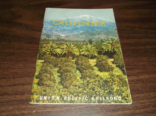 March 1955 Union Pacific California Vacation Booklet
