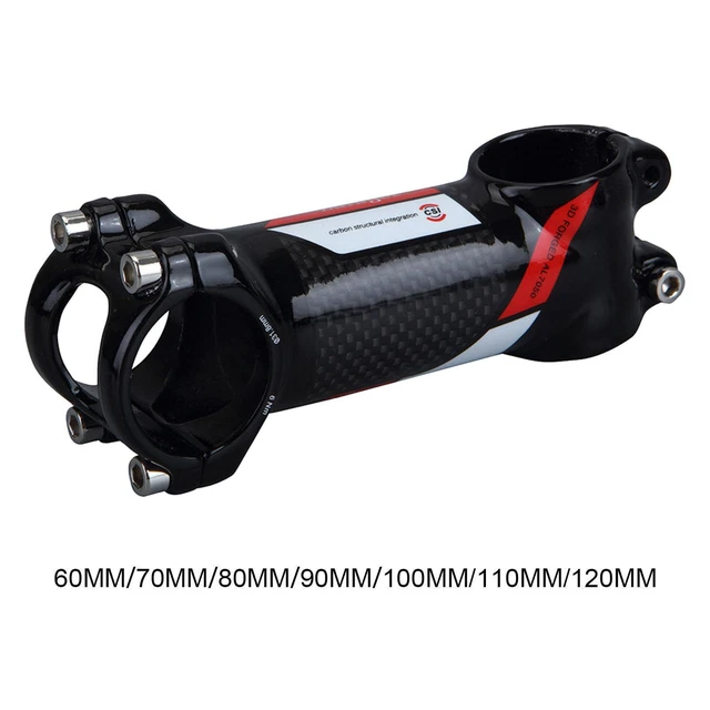 Light Bicycle Stem 31.8mm Handlebar Bike Stem Mountain Road Bike BMX Black