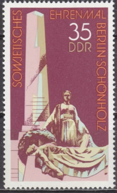 DDR Mi.-Nr. 2262 postfrisch 35 Pf. Intern. Mahn- u.Gedenkstätten Ehrenmal Berlin