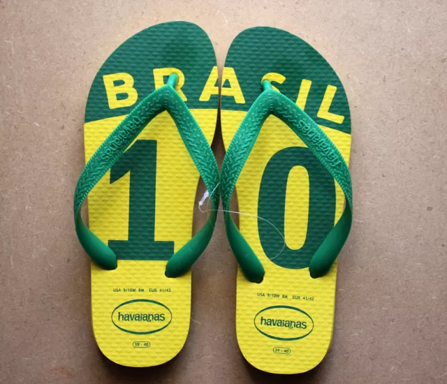 Infradito unisex Havaianas Brasil 10 - Taglia: UK 9 - BR 43/44 - EUR 45/46