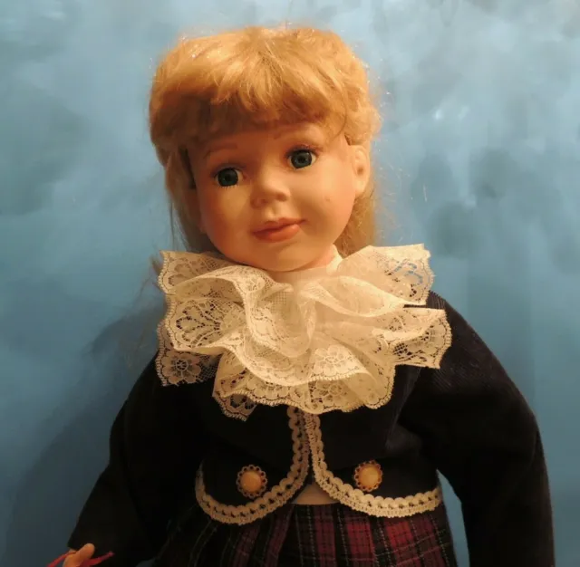 Pretty Doll, 23" Tall, Bisque/Cloth, Unknown Artist, Great Condition