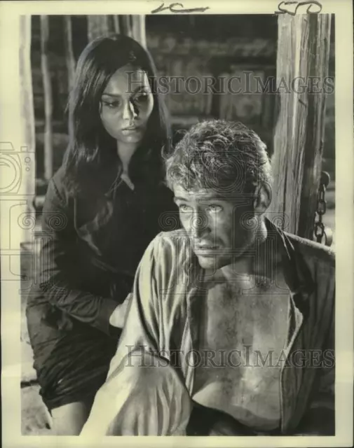 1972 Press Photo Peter O'Toole and Daliah Lavi in "Lord Jim" - nox30888