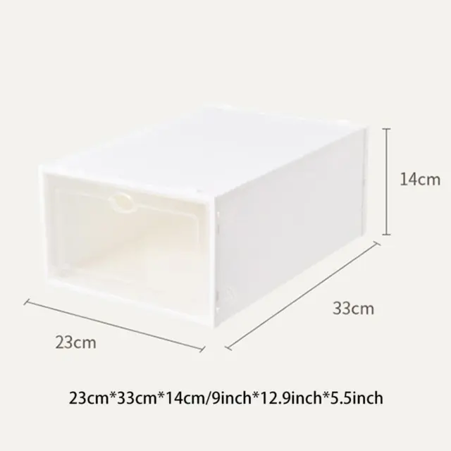 Convenient And Waterproof Shoe Box With Smooth Line And Round Edge Exquisite